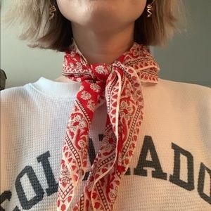 Madewell red bandana